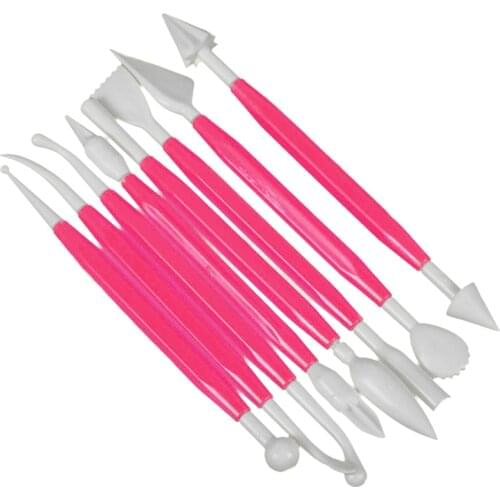 8pcs Fondant Cake Decorating Flower Sugarcraft Modelling Tools Kit -35