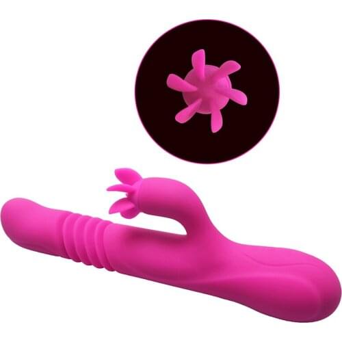 Auto-scaling Sex Tongue Sucker Heating Warm Vibrator For Squirting Masturbation Device Cunnilingus Adult Erotic Sex Products
