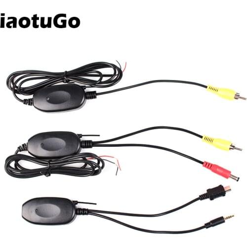 IaotuGo Wireless Adapter For Rear Camera GPS Navigator/DVD 2.4G Wireless Color Video Receiver Transmitter DC 9V~12V Wifi Adapter