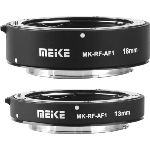 Mcoplus MK-RF-AF1 Metal Auto Focus Macro Extension Tube Ring 13mm 18mm for Canon EOS R EOS RP EOS R5 EOS R6 Mirrorless Cameras