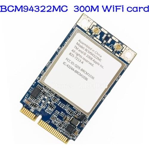 Original Airport Extreme BCM94322MC Wireless WIFI Card For All Pro MB988Z/A PCI-E wifi 300M