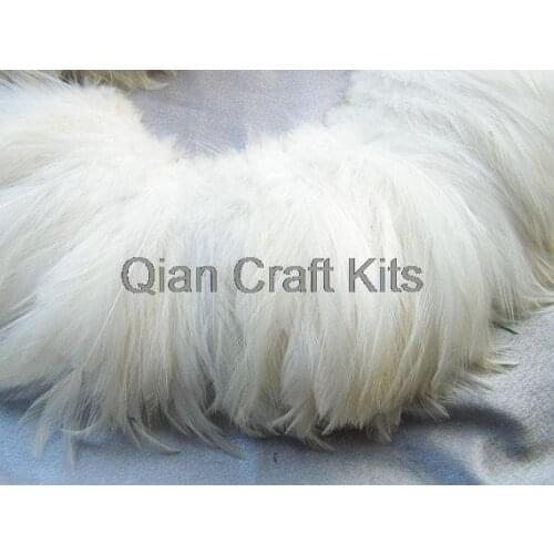 500pcs approx. natural white rooster feathers , bulk, lot, wholesale, feather supply, hair extensions, long feather 3"-5"