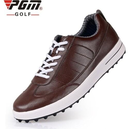 Professional Men Golf Shoes Fixed Nail Skidproof Golf Sneakers Man Waterproof Lace Up Sport Shoes High Quality AA51031