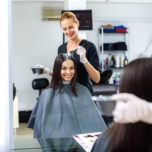 Hair Colouring Brush Comb Brushes Plastic Mixing Bowl Tint Coloring Salon for Hair Decorative Caring Accessories