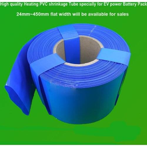 30~120mm PVC shrinkage tube and inslutation PVC heating wrapper of Power battery pack inslulation protection film