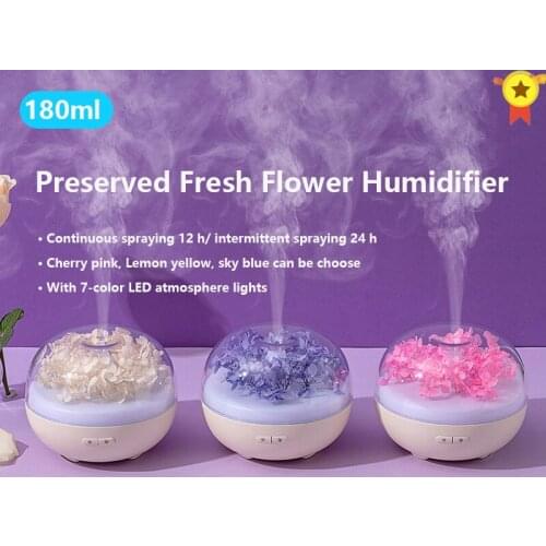 Eternal flower Aromatherapy Air Humidifiers Diffuser For home Dampener Aroma Oil Essences Oils Home Humidifier Aroma Diffuser