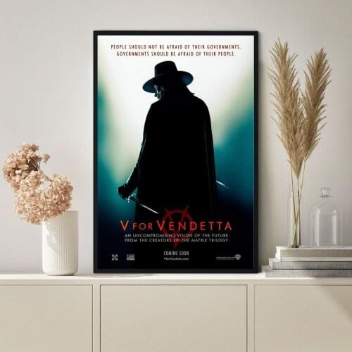 V for Vendetta Movie Poster Canvas Print Wall Painting Home Decoration