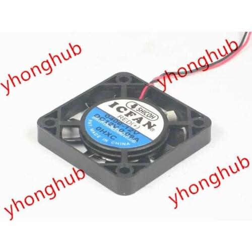 ICFAN SHICOH 0406-12 DC 12V 0.09A 2-wire 40x40x10mm Server Cooling Fan