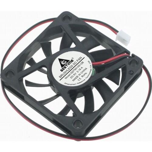 60*60*10 mm DC5V high Performance 6010 DC Box Fan for 3d printer, Thick 60mm DC Cooling Fan 2pin