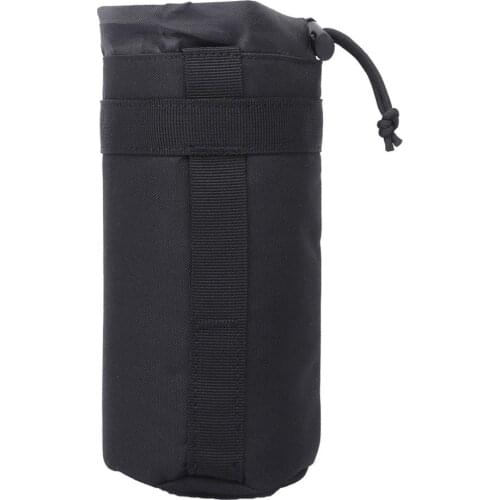 Waterproof Portable Water Bottle Bag Tactical Molle Bottle Holder 500ml Outdoor for Camping Hiking Traveling with Shoulder Strap