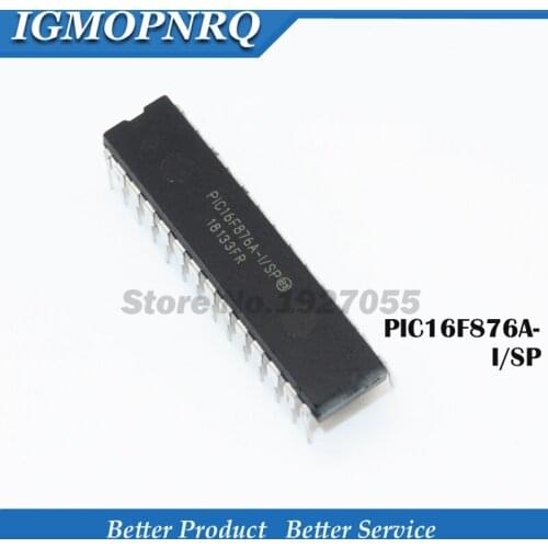 10pcs/lot PIC16F876A-I/SP PIC16F876A 16F876A DIP28 16F876 nhanced Flash Microcontrollers new