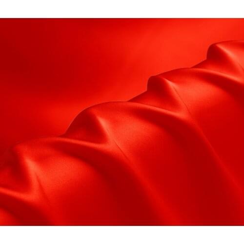 100% silk fabric 16 19 22m/m thick 45"( 114cm ) width lollipop solid color pure charmeuse luxury clothes bedding silk fabric