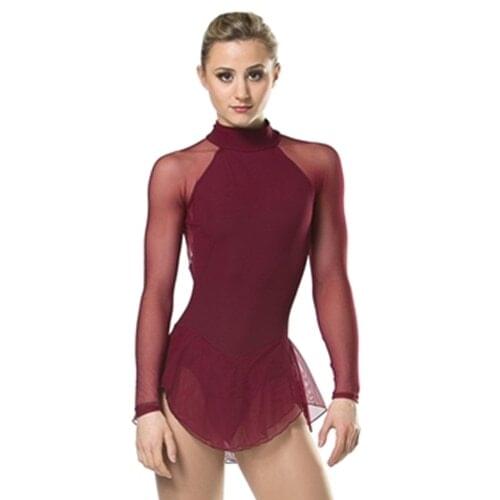 2016 Hot Sales Figure Ice Skating Dresses For Girls With Spandex New Brand Figure Skating Competition Dress DR2555