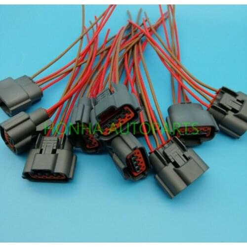 6098-0144 2/5/10/20/50/100 pcs 4 Pin Alternator Repair Connector With Wire Harness Pigtail
