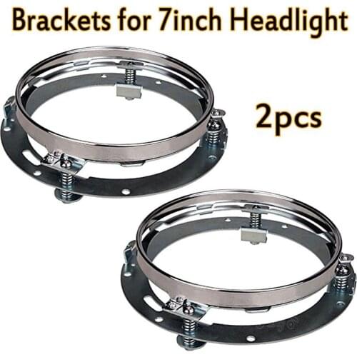 7inch Round Mounting Bracket Ring for Harley Motorcycles 7 Inch Bezel Mount For Harley Motorcycle Headlight Surround Bracket
