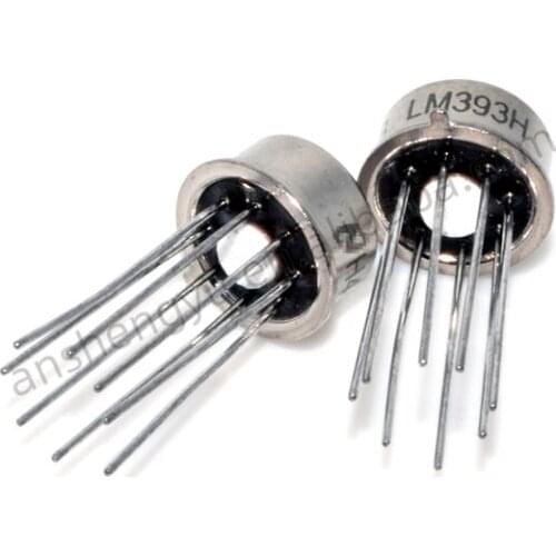 LM393H/NOPB LM393H LM393HNOPB LM393 Comparator Dual R-R O/P 18V/36V 8-Pin TO-99
