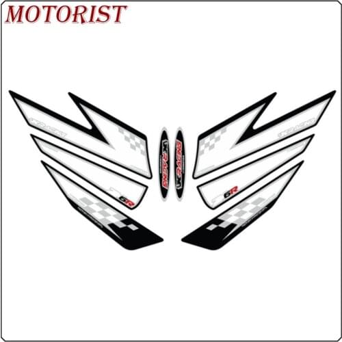 MOTORIST Rear Fairing Number Board KSHARPSKIN 3D Gel Protector for KAWASAKI ZX6R 1997
