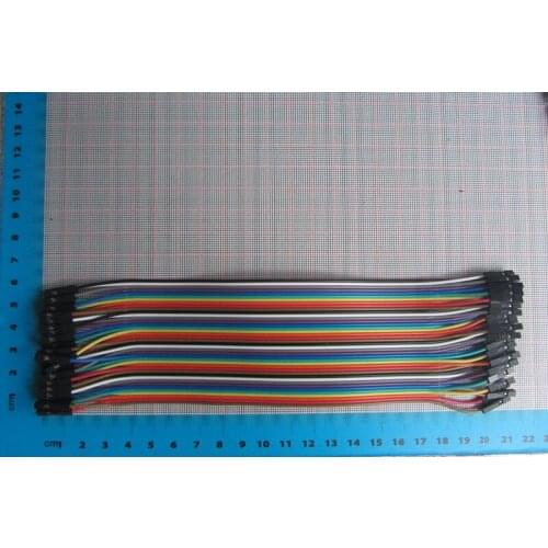 Free DHL 100set High quality Pure copper core 40P DuPont line 1P plastic shell two sides 12PC cooper wire 31cm 40pcs/set