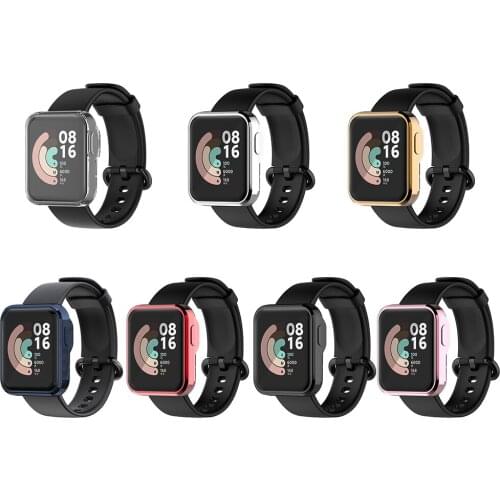 Case for Xiaomi Mi Watch Lite Redmi Watch Cover Bumper Shell Frame TPU Screen Protector Smartwatch Accessories for xiao mi watch