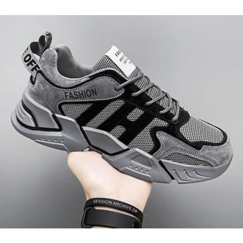 Delocrd Mens Breathable Sneakers