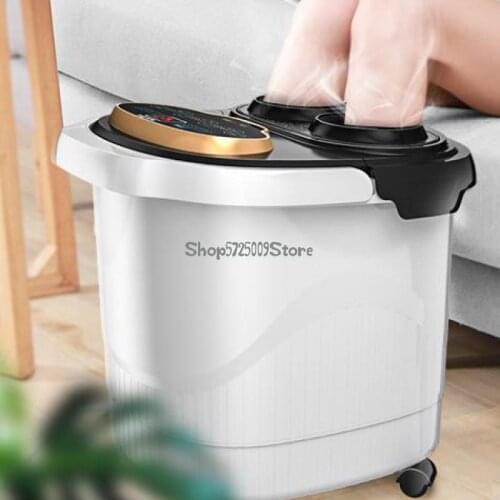 Home Automatic Massage Foot Bath, Heating Foot Bath, Electric Constant Temperature Health Care Foot Therapy Artifact