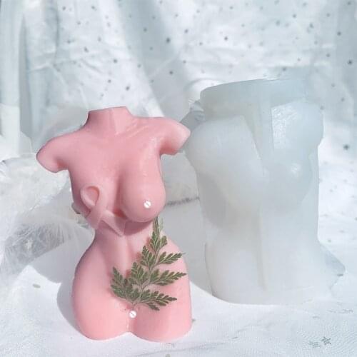 Woman Body Candle Molds DIY Homemade Soy Wax Candle Molds Ideal Gift for DIY Lovers Make Scented Figure Candles Soy Wax