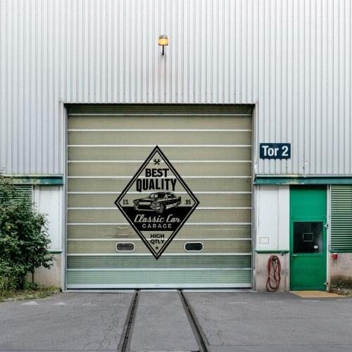 Best Quality Classic Car Garage Wall Sticker Decal Car Workshop Auto Repair Wall Art Decoration A00965