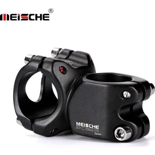 Meische Short MTB Stem 7degree BMX Road Bike Stem 31.8x32mm Mountain Bicycle Handlebar Stem Power Bicycle Accessories Parts