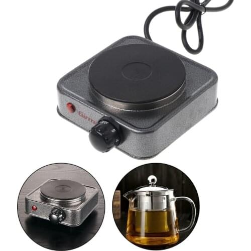 Free_on Mini Electric Stove Coffee Heater Plate 500W Multifunctional Home Appliance Kit
