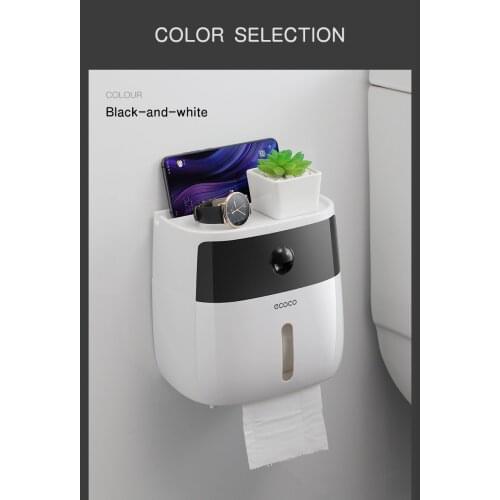Plastic Waterproof Paper Dispenser Portable Toilet Paper Holder bathroom accessory