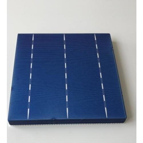 Solar cells 156mm*156mm Polycrystalline Top quality A Grade 17% Efficiency 4.1W for making solar panel 40pcs/Lot Free Shipping