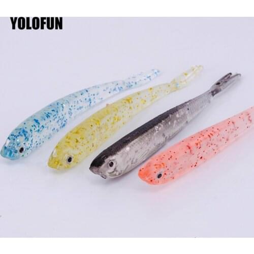2.5g 7.5cm shad fishing lure artificial silicone bait 5pcs/lot Y Tail plastics 2020 new fake river bass pike fishing Bait