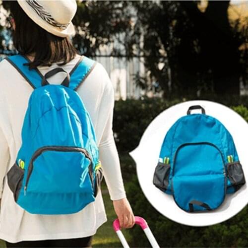 15L Lightweight Portable Foldable Backpack Waterproof Backpack Folding Bag Ultralight Outdoor Pack for Women Men Travel Hiking