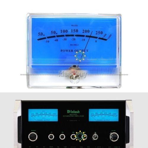 VU Meter Panel DB Level Header Audio Power Amplifier Indicator Meter Table Preamp audio power meter w/ LED backlight