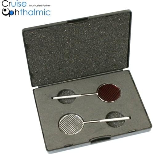 Premium Maddox Tester | Red Filter and Strip Line | Optometric Refined Measure |2 pcs in | handle length 68mm | maddox