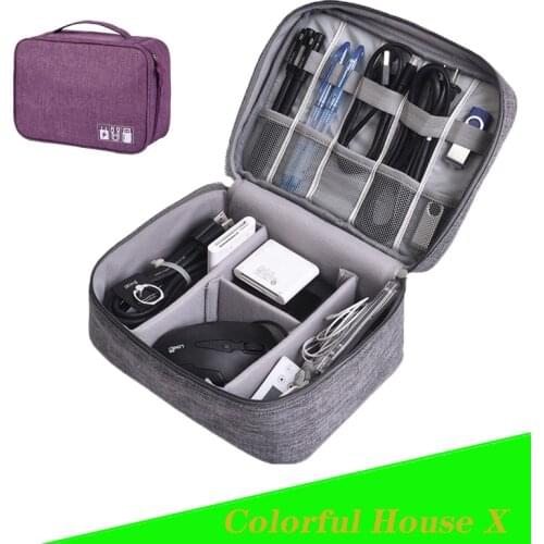 Storage Boxes With Lid Organizer Multifunctional Digital Package Toolbox High Capacity Storage Household Products Zip Packages