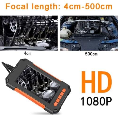 4.3'' Screen Borescope Inspection Cam Portable Industrial Endoscope Camera 1080P Borescope Car Inspection Camera Accessories