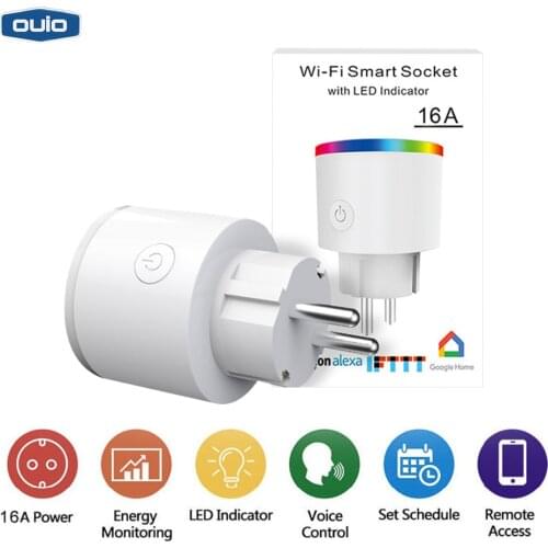 AU EU UK US Smart home smart 10A socket Remote Voice Control Power Monitor Stopcontact Timing Functie werk met Alexa Google Home