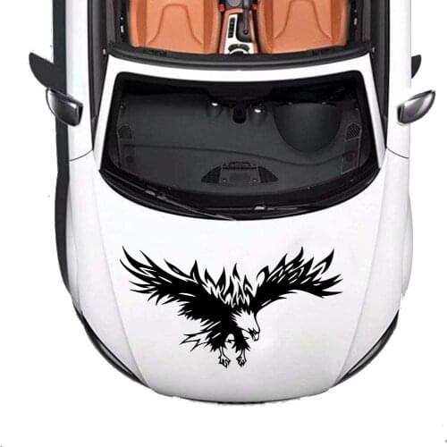 Car Decals 1 Pack Black Car Graphics Vinyl Sticker Decals for Car/Truck/SUV/Jeep, Universal Car Hood Body Side Decal Stickers