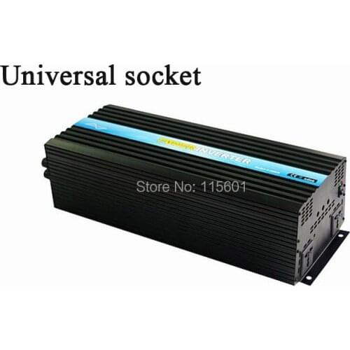 Free Shipping Off Grid Single Phrase DC AC 12V 24V 48V 110V 220V Pure Sine Wave PSW Solar Power Inverter 5000W
