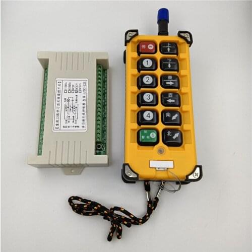 3000m DC 12V 24V 12CH Radio Controller RF Wireless Remote Control Overhead travelling crane System Receiver+Transmitter