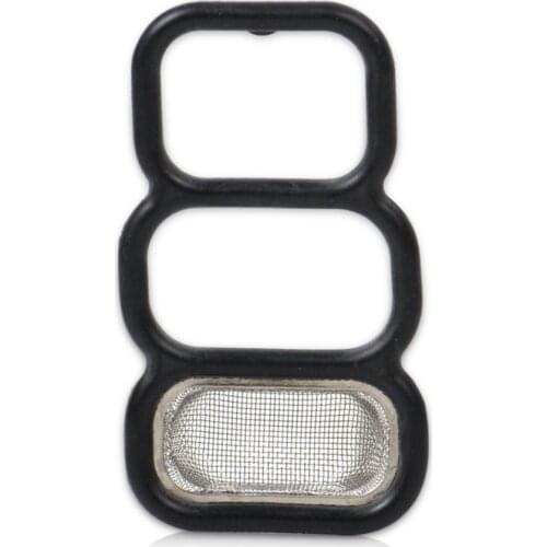Beler Black Lower Spool Valve VTEC Solenoid Gasket Filter Seal 15825-P0A-015 for Honda Accord Odyssey Insight Acura CL Isuzu