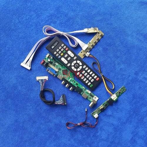 DIY Kit Fit LTM270HP01/LTM270HT03 LVDS 30 Pin VGA USB AV HDMI-compatible Matrix controller board Analog Signal LED/LCD 1920*1080