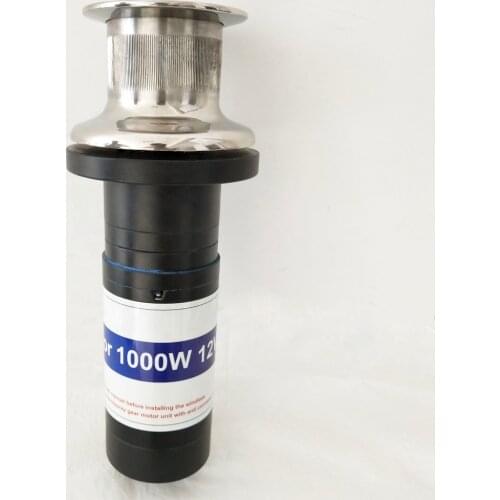 Electric DC Vertical windlass boat anchor windlass capstan winch 12v/24v motor 1200W Max. Load 260kg rope size 14-16mm