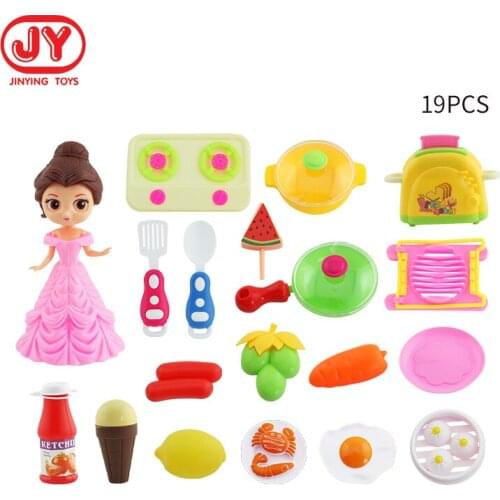 Simulation Princess miniature dollhouse Food simulation toys for kids game Early educational toys for children toys for girls