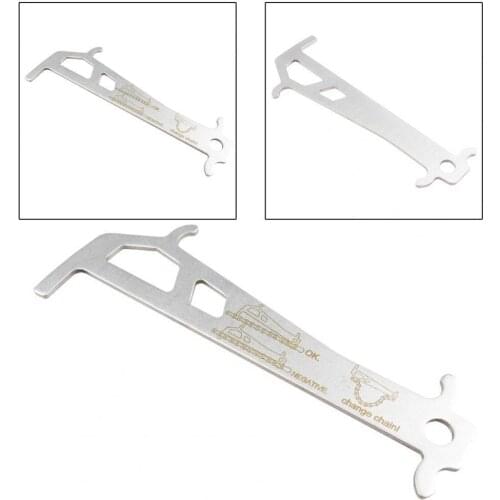 2 in 1 Bike Chain Measuring Ruler Hook Mountain Bicycle Checker Repair Tool