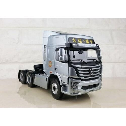Collectible Alloy Toy Model Gift 1:24 Scale Dayun N8V Heavy Truck Tractor Trailer Vehicles DieCast Toy Model For Decoration