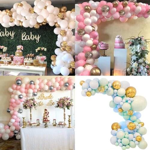 Macaron Balloon Garland Arch Kit Confetti Latex Balloon Wedding Adult Kids Birthday Party New Year Decoration Baby Shower