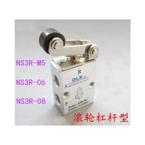 Machinery mechanical Pneumatic Valve NS3R-M5 NS3R-06 NS3R-08 NS3L-M5 NS3L-06 NS3L-08 NS3Y-M5 NS3Y-06 NS3Y-08 NS3D-M5 NS3D-06