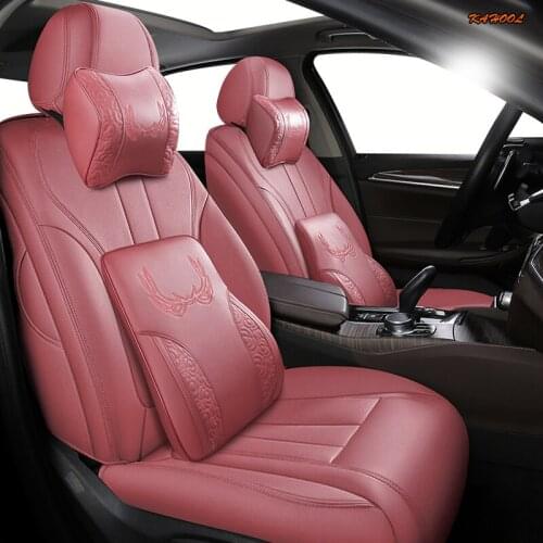 KAHOOL Custom Leather car seat cover set For Dongfeng AX5 AX4 E70 AX7 S30 H30 CM7 S500 360 370 330 580 IX5 P16 S16 car seats